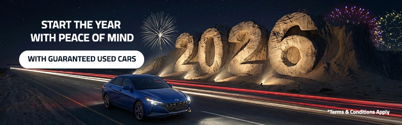 START THE YEAR WITH PEACE OF MIND WITH GUARANTEED USED CARS