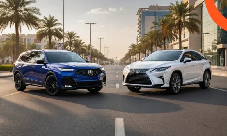 مقارنة شاملة بين لكزس RX 2025 وأكيورا MDX 2025