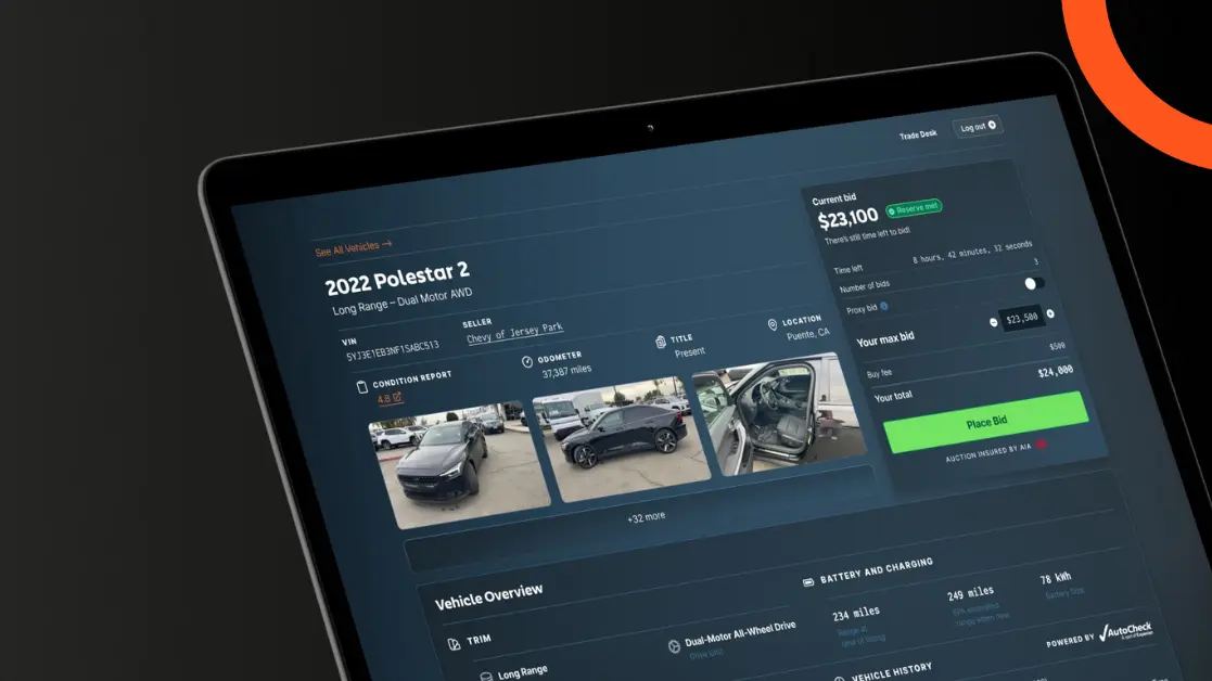 Electronic car auction