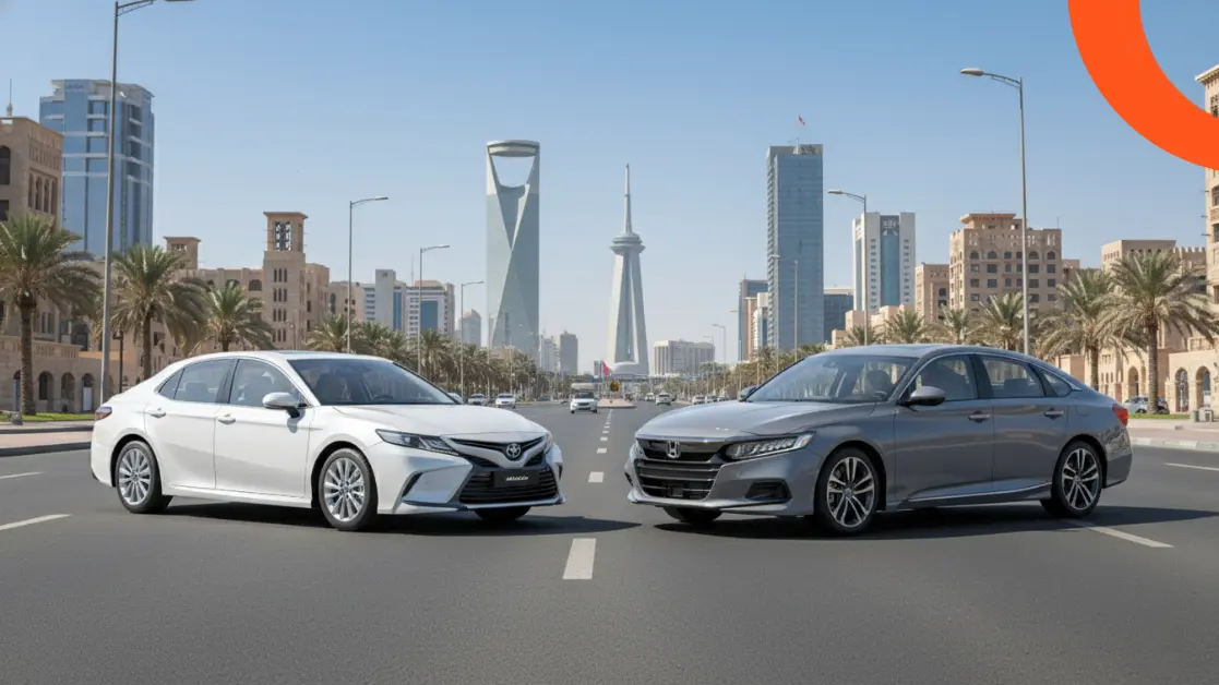 مقارنة هوندا أكورد 2025 مع تويوتا كامري 2025