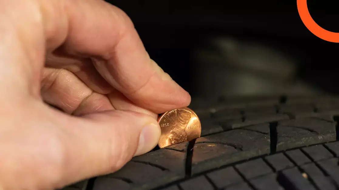 فحص حالة النقشة للإطار