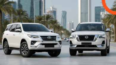 مقارنة بين تويوتا فورتشنر 2025 ونيسان باترول 2025 للعائلات