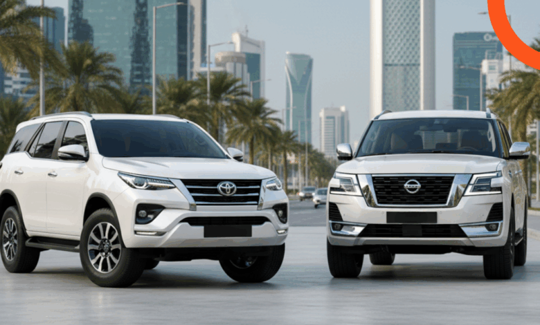 مقارنة بين تويوتا فورتشنر 2025 ونيسان باترول 2025 للعائلات