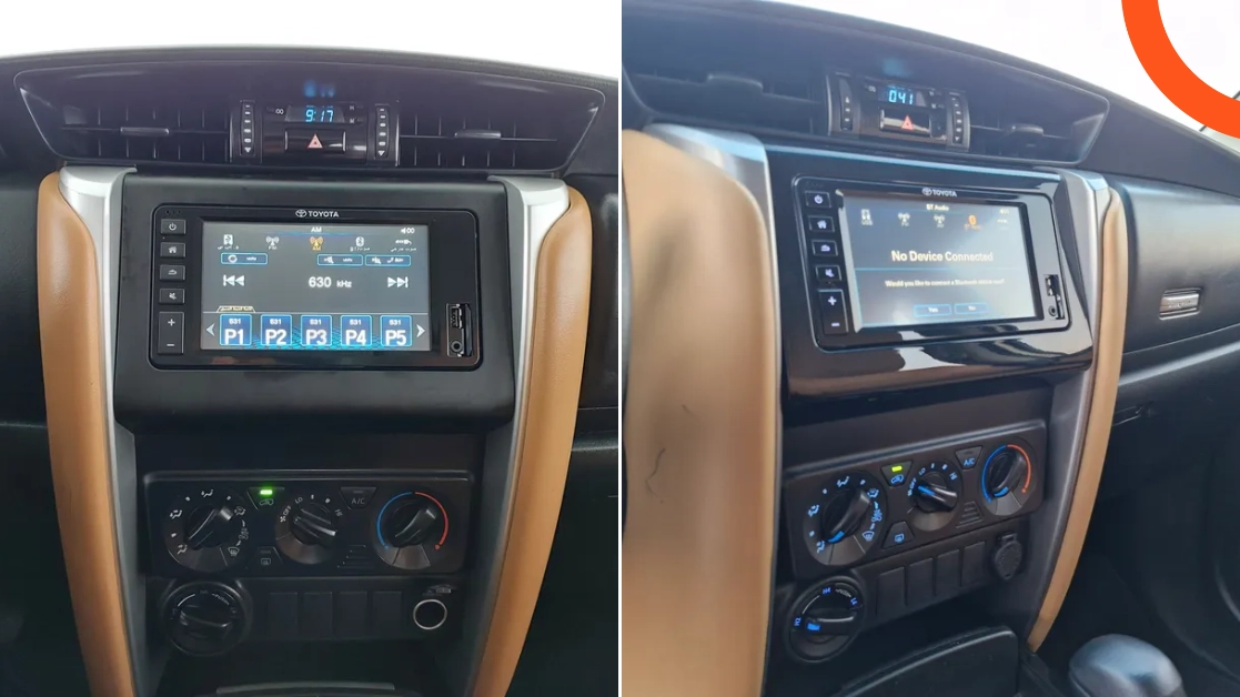 التصميم الداخلي في تويوتا فورتشنر