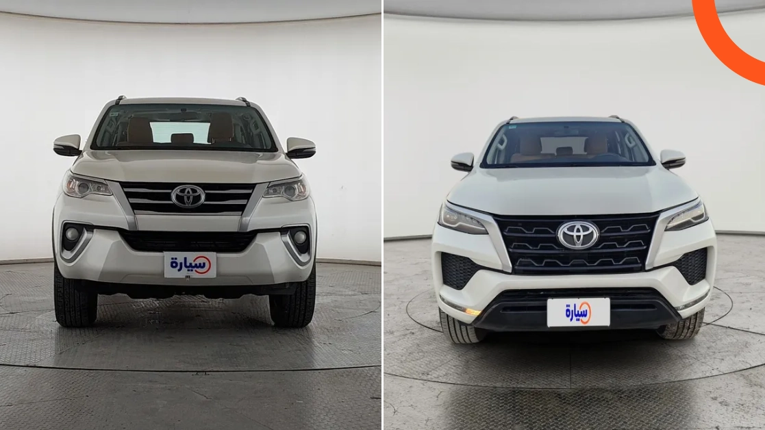 التصميم الخارجي في فورتشنر 2020 و 2021