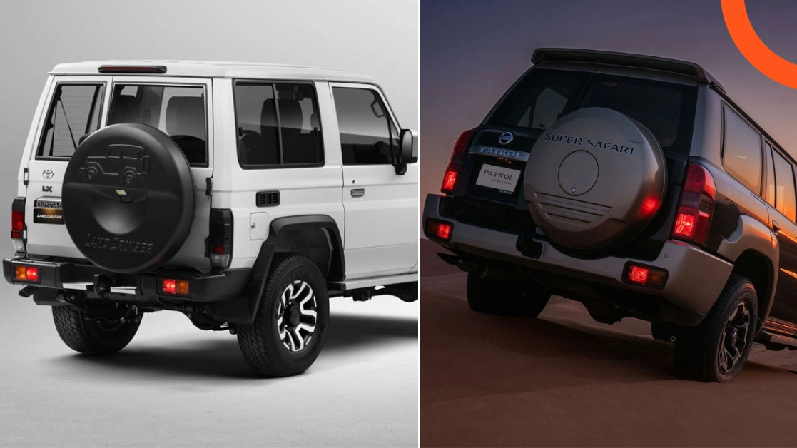 سيارات دفع رباعي تويوتا لاندكروزر 70 ونيسان سوبر سفاري