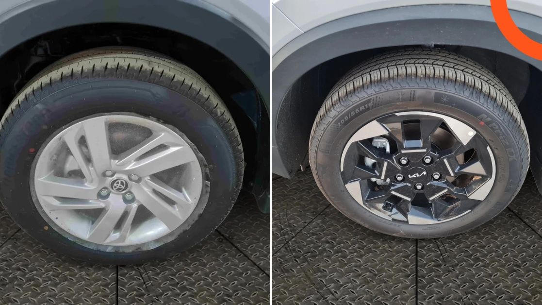 كيا سونيت وتويوتا رايز