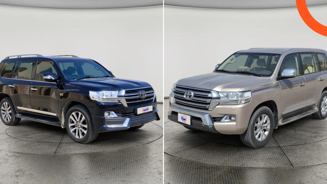 مقارنة بين تويوتا لاندكروزر 2020 و تويوتا لاندكروزر 2021
