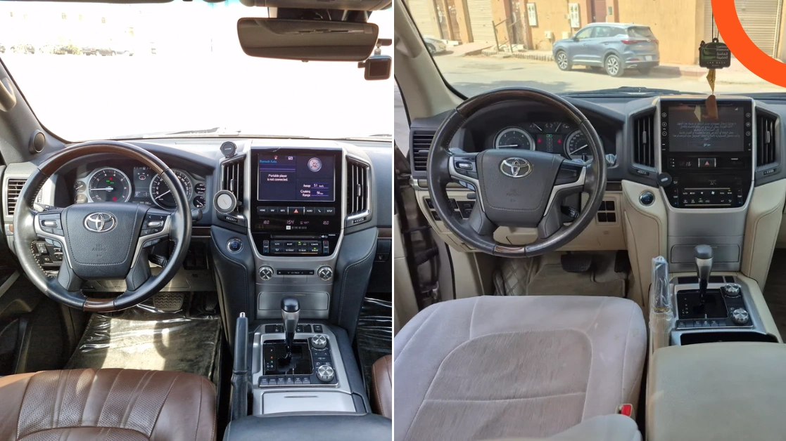 لاندكروزر 2020 و 2021 من الداخل