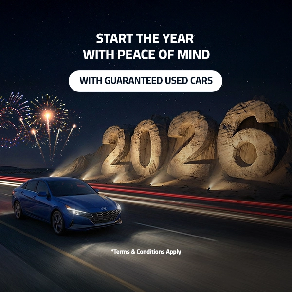 START THE YEAR WITH PEACE OF MIND WITH GUARANTEED USED CARS