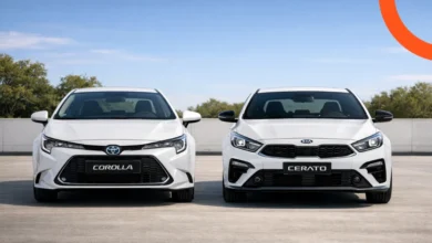 تويوتا كورولا وكيا سيراتو