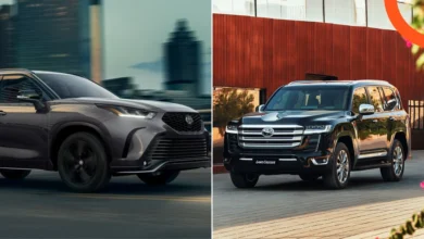 مقارنة بين تويوتا لاندكروزر وتويوتا هايلاندر لعام 2026