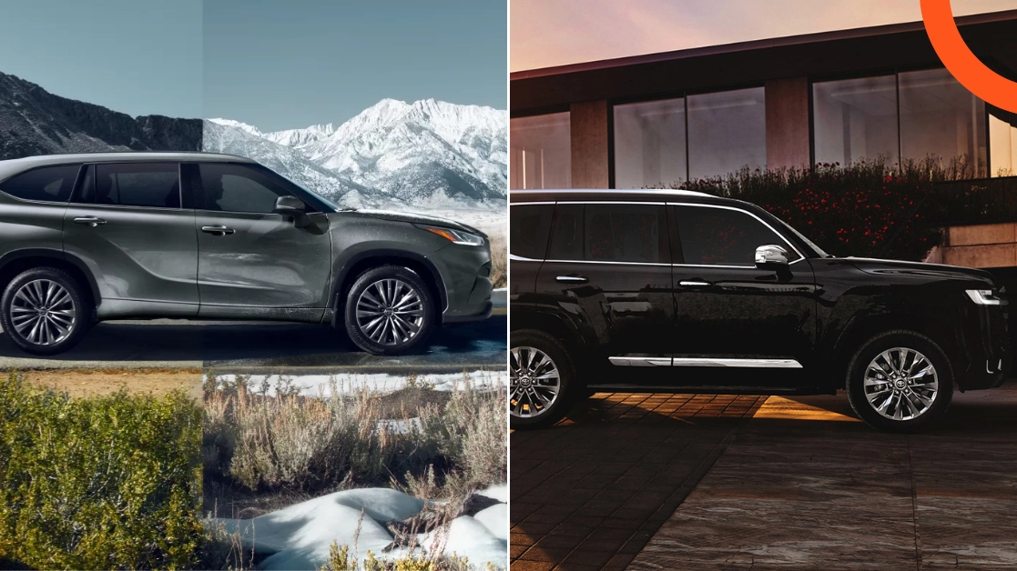 مقارنة بين تويوتا لاندكروزر وتويوتا هايلاندر لعام 2026