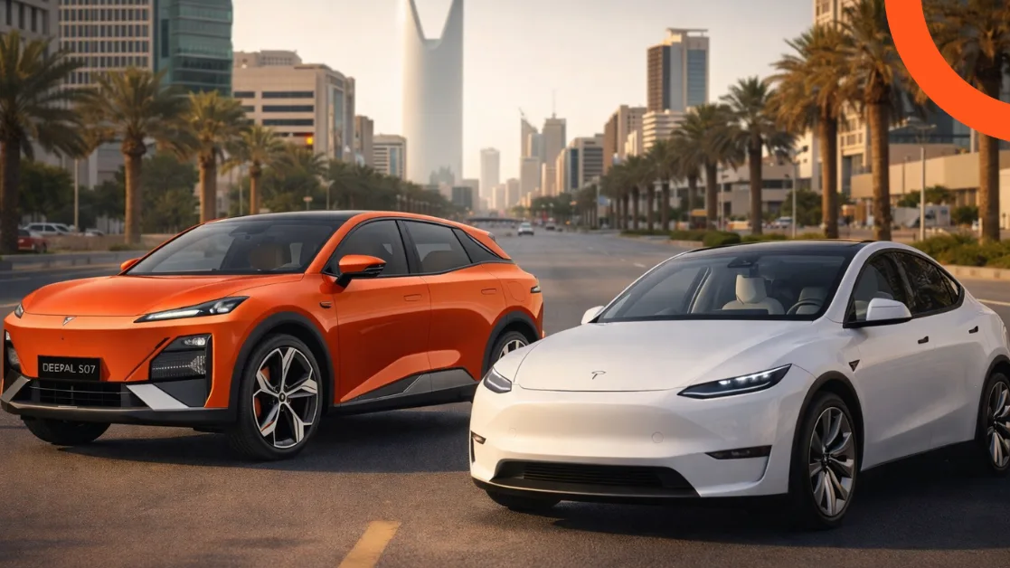 مقارنة شانجان ديبال S07 مع تسلا موديل Y في السعودية