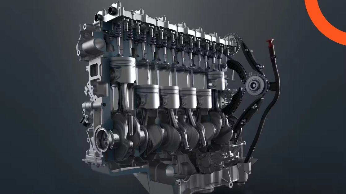 تقسيمة محرك 4 سلندر بنزين