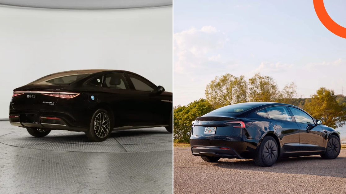 مقارنة شاملة: بي واي دي سيل 2026 vs تسلا موديل 3 2026