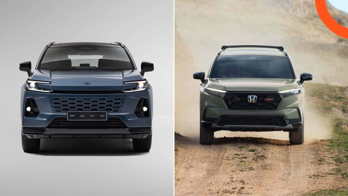 مقارنة شاملة تويوتا راف فور 2026 vs هوندا CR-V 2026