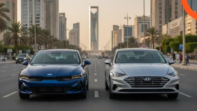مقارنة شاملة: كيا K5 2026 vs هيونداي سوناتا 2026