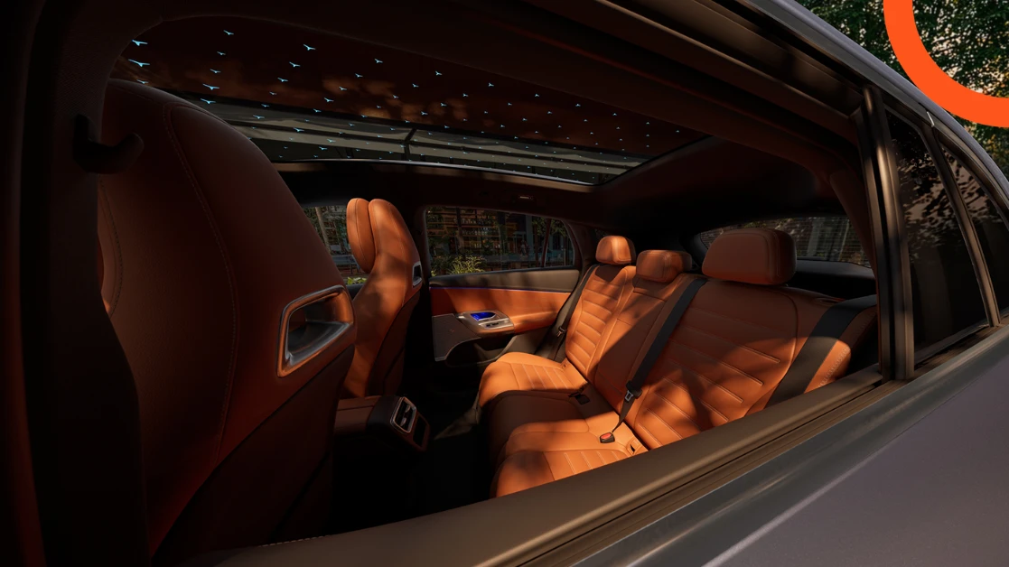 Interior of the 2027 Mercedes GLC 400 Electric