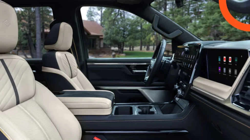 Interior of the 2027 Chevrolet Silverado