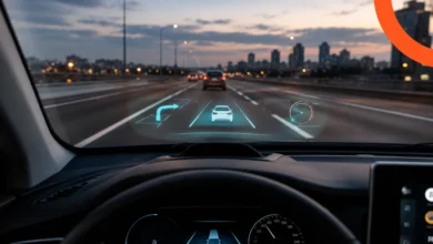 تقنية HUD شاشة الزجاج الأمامي ما هي؟ وكيف تعمل؟