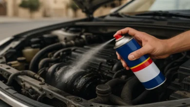فوائد استخدام بخاخ تنظيف زيوت السيارات