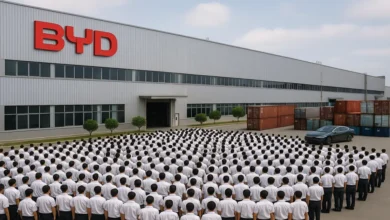 توسّع BYD الصناعي: توظيف أكثر من 9,000 موظف مع نمو الصادرات