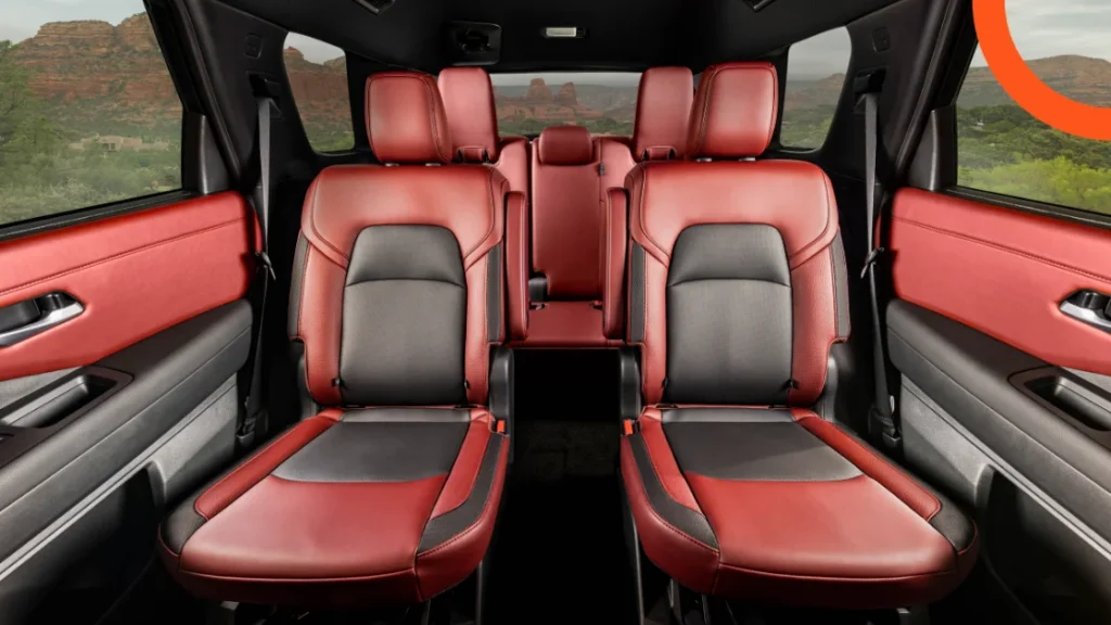 Interior cabin of the 2027 Nissan Pathfinder